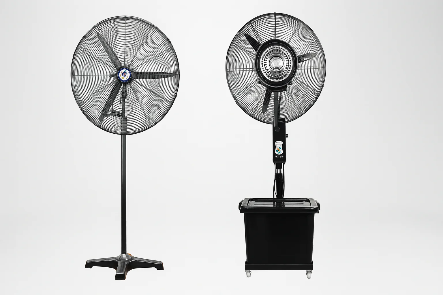 پنکه صنعتی و پنکه مه پاش و مقایسه آنها