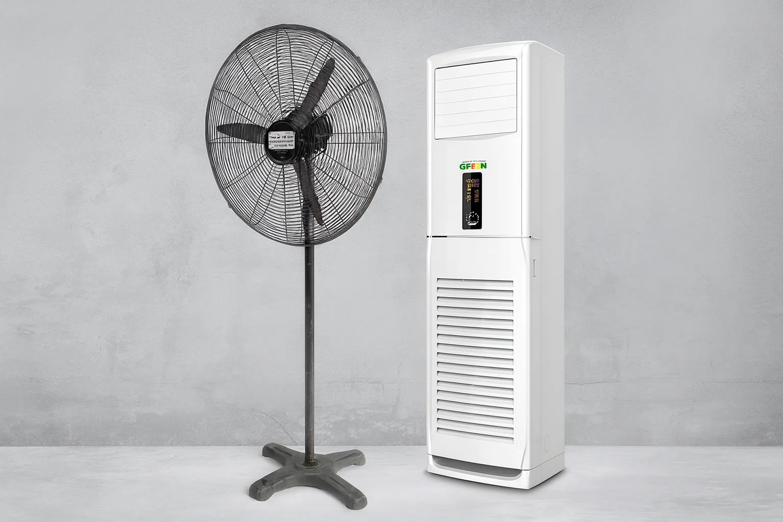 پنکه صنعتی VS کولر ایستاده ۳ فاز.مقایسه واجاره